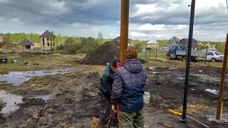 Заказать монтаж винтовых свай в Ковров - цена под ключ с доставкой от 1898 шт