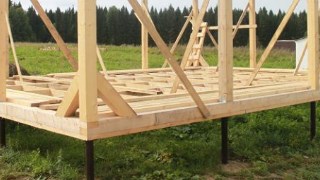 Сарай на винтовых сваях или хозблок на сваях Ковров цена от 2584 руб. / шт.